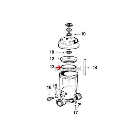 4 Joints Toriques De Rechange Pour Chlorinateur Hayward CLX200K, CL200, CL220 - Antifuites Et Longue Durée