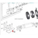 Bride, joints, vis/ Boîtier poutre Stardeck, blanc