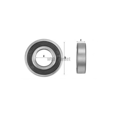Roulement de moteur 6205.2HRS (52x25x15mm)